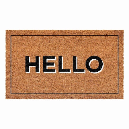 Calloway Mills Doormat, Coir/Vinyl, 17 in W x 29 in L 112111729
